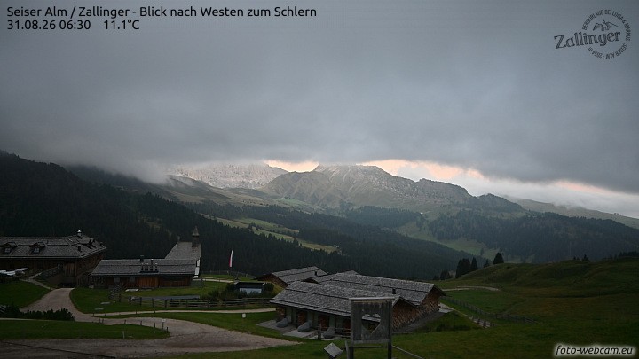 Archiv Foto Webcam Almgasthof Zallinger (Dolomiten)