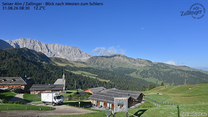 Archiv Foto Webcam Almgasthof Zallinger (Dolomiten)