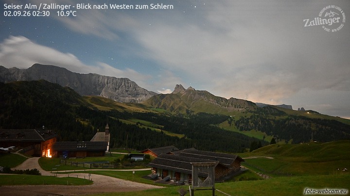 Archiv Foto Webcam Almgasthof Zallinger (Dolomiten)