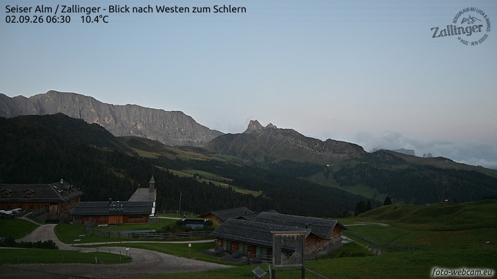 Archiv Foto Webcam Almgasthof Zallinger (Dolomiten)