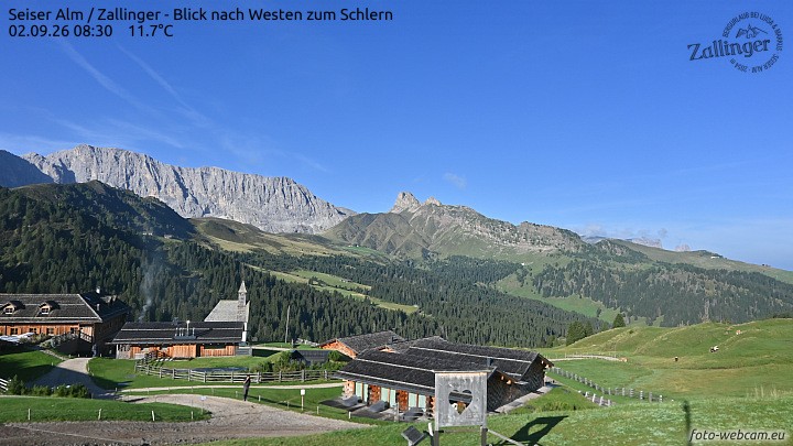 Archiv Foto Webcam Almgasthof Zallinger (Dolomiten)