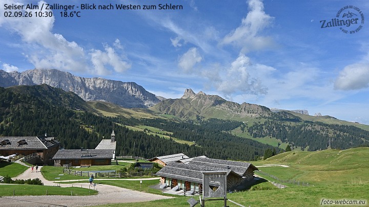 Archiv Foto Webcam Almgasthof Zallinger (Dolomiten)