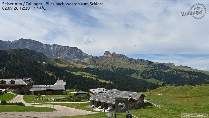 Archiv Foto Webcam Almgasthof Zallinger (Dolomiten)