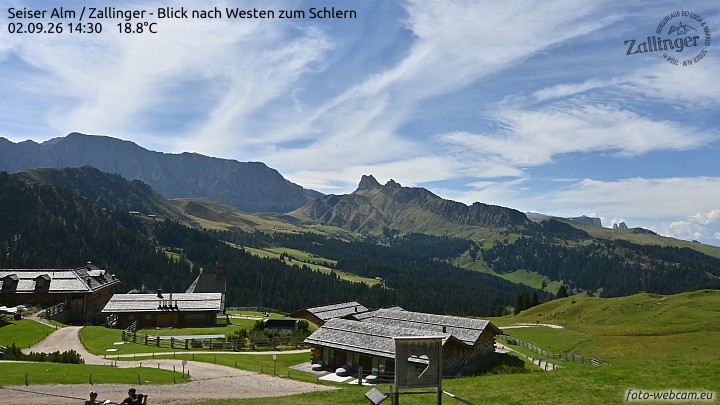 Archiv Foto Webcam Almgasthof Zallinger (Dolomiten)
