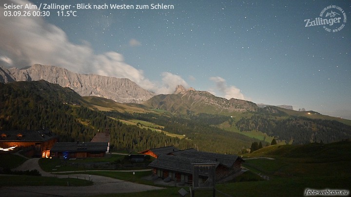 Archived image Webcam Almgasthof Zallinger
