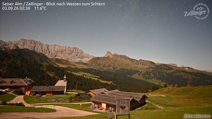 Archived image Webcam Almgasthof Zallinger