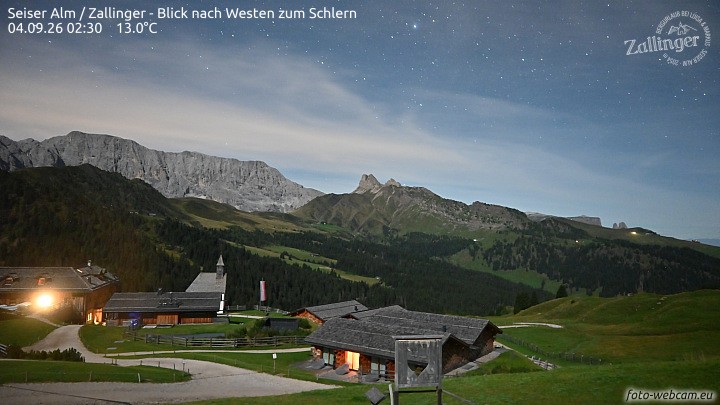 Archived image Webcam Almgasthof Zallinger