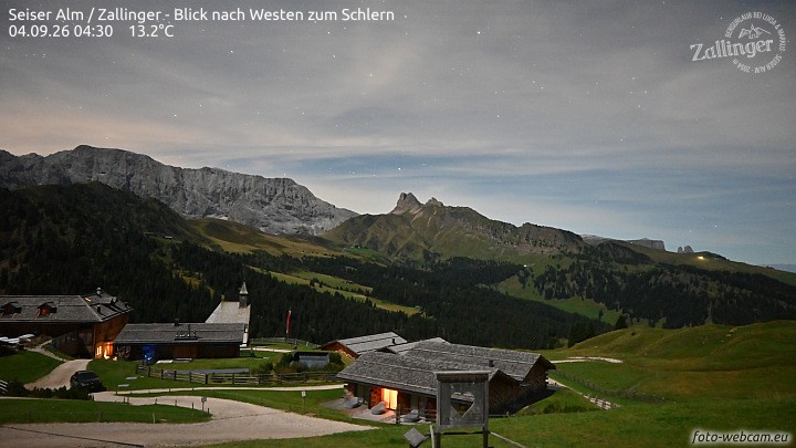 Archived image Webcam Almgasthof Zallinger