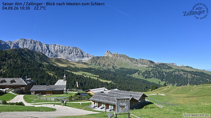 Archived image Webcam Almgasthof Zallinger