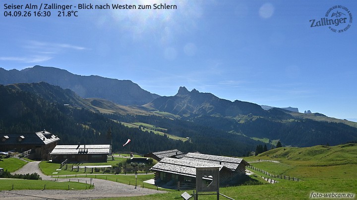 Archived image Webcam Almgasthof Zallinger