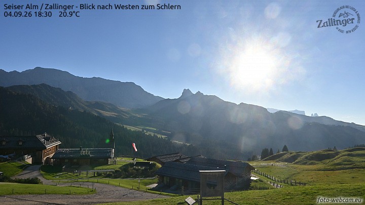 Archived image Webcam Almgasthof Zallinger