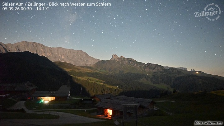 Archiv Foto Webcam Almgasthof Zallinger (Dolomiten)