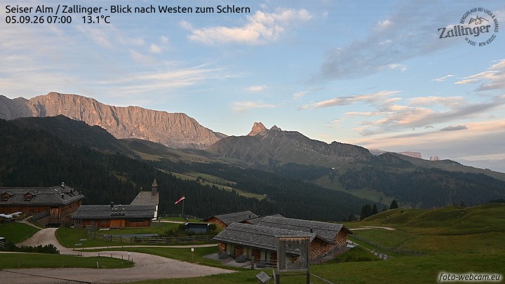 Archiv Foto Webcam Almgasthof Zallinger (Dolomiten)