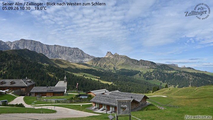 Archiv Foto Webcam Almgasthof Zallinger (Dolomiten)