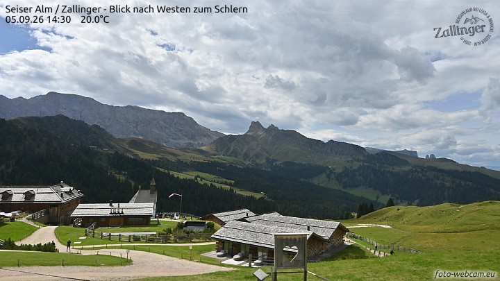 Archiv Foto Webcam Almgasthof Zallinger (Dolomiten)