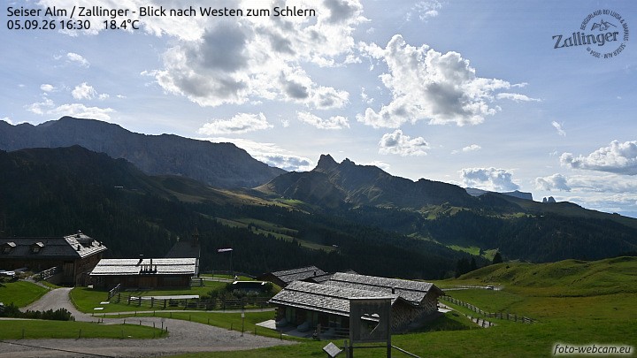 Archiv Foto Webcam Almgasthof Zallinger (Dolomiten)