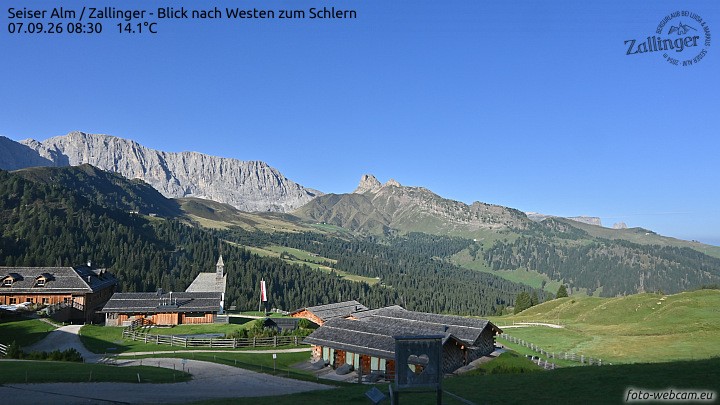 Archived image Webcam Almgasthof Zallinger