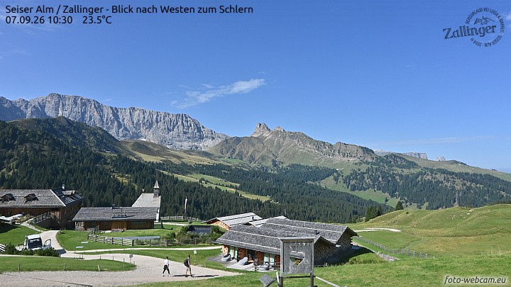 Archived image Webcam Almgasthof Zallinger