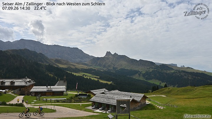 Archived image Webcam Almgasthof Zallinger