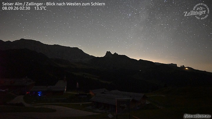 Archiv Foto Webcam Almgasthof Zallinger (Dolomiten)