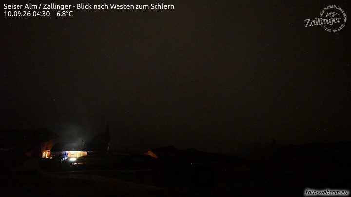 Archived image Webcam Almgasthof Zallinger