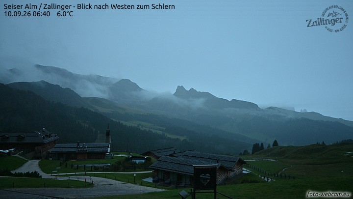 Archived image Webcam Almgasthof Zallinger