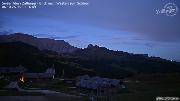 Archived image Webcam Almgasthof Zallinger