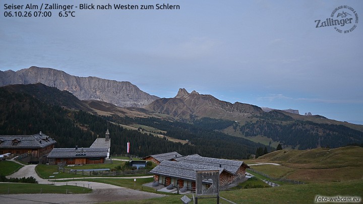 Archived image Webcam Almgasthof Zallinger