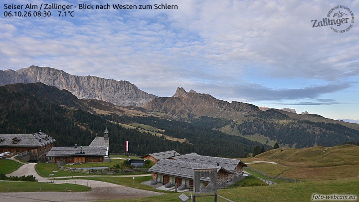 Archived image Webcam Almgasthof Zallinger