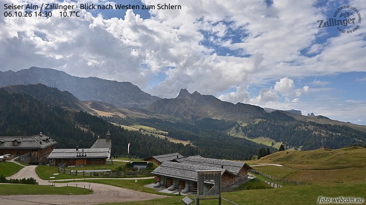 Archiv Foto Webcam Almgasthof Zallinger (Dolomiten)