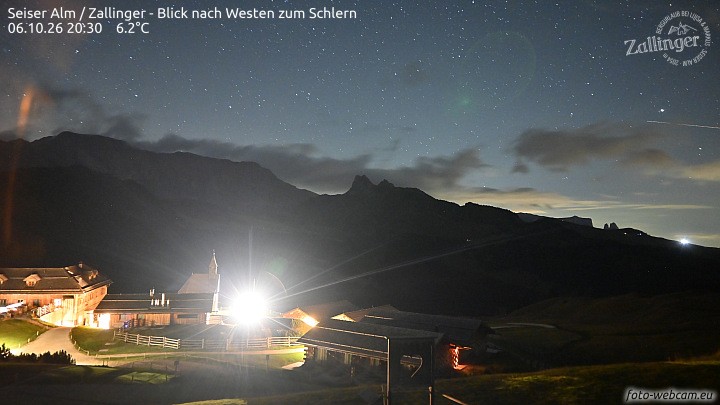Archiv Foto Webcam Almgasthof Zallinger (Dolomiten)