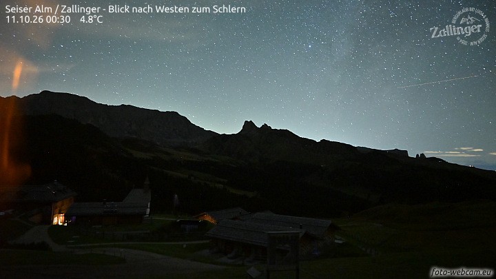 Archiv Foto Webcam Almgasthof Zallinger (Dolomiten)