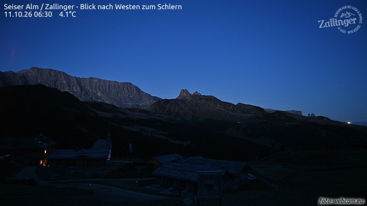Archiv Foto Webcam Almgasthof Zallinger (Dolomiten)