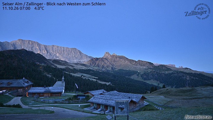 Archiv Foto Webcam Almgasthof Zallinger (Dolomiten)