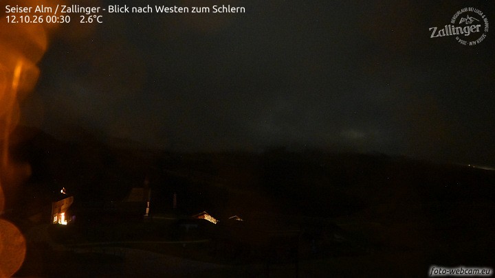 Archived image Webcam Almgasthof Zallinger