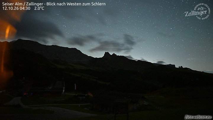 Archived image Webcam Almgasthof Zallinger