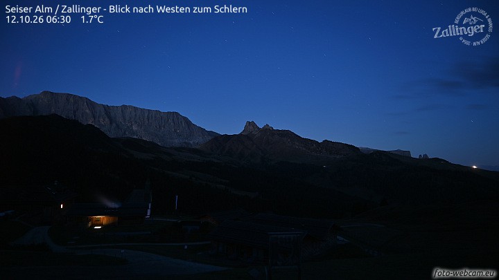 Archived image Webcam Almgasthof Zallinger