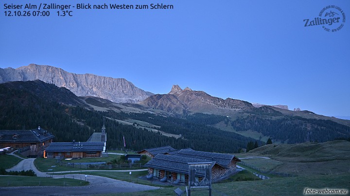 Archived image Webcam Almgasthof Zallinger