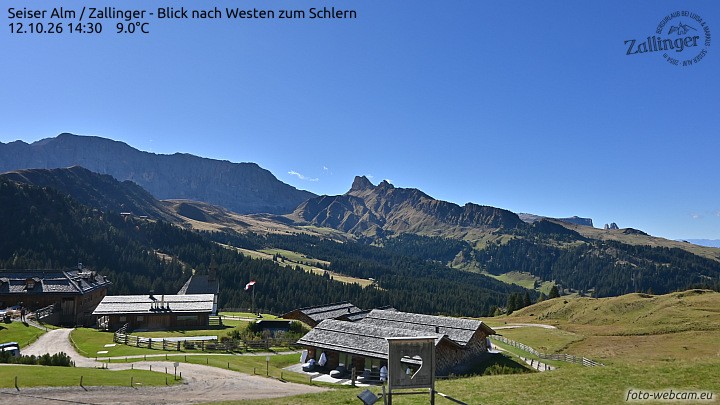 Archived image Webcam Almgasthof Zallinger