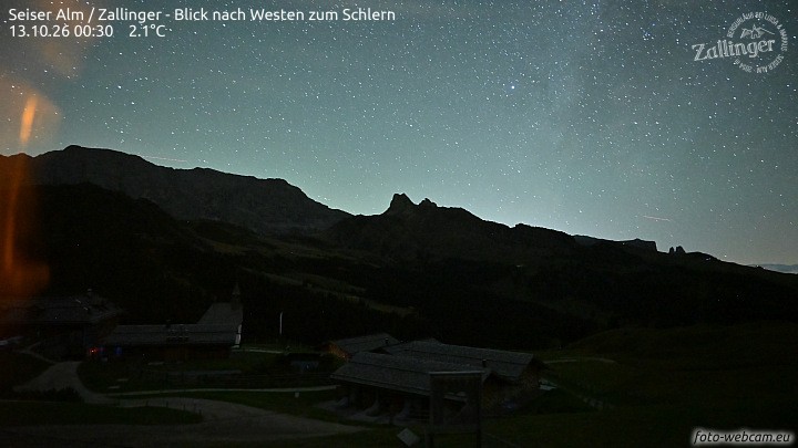 Archiv Foto Webcam Almgasthof Zallinger (Dolomiten)