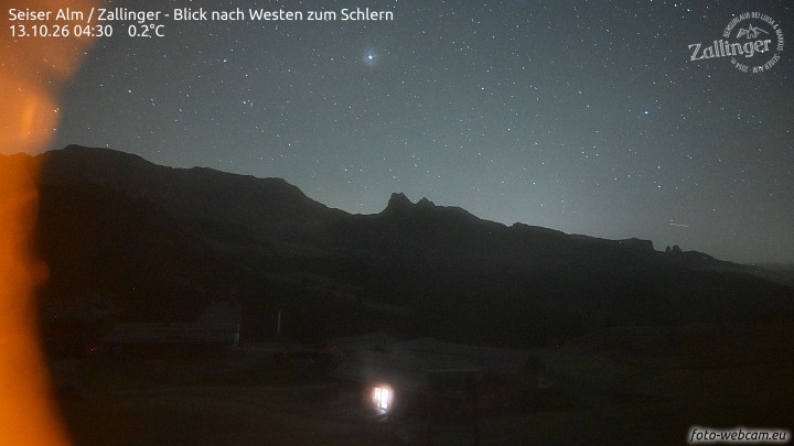 Archiv Foto Webcam Almgasthof Zallinger (Dolomiten)