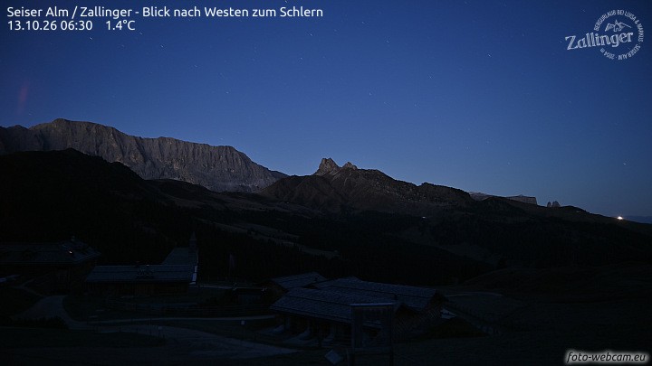 Archiv Foto Webcam Almgasthof Zallinger (Dolomiten)