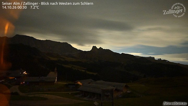 Archiv Foto Webcam Almgasthof Zallinger (Dolomiten)