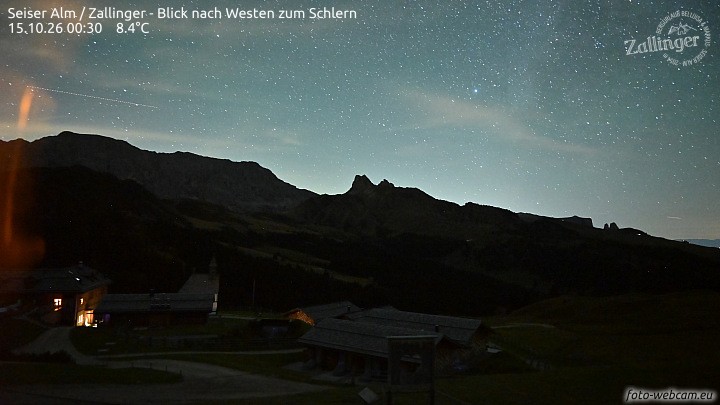 Archiv Foto Webcam Almgasthof Zallinger (Dolomiten)