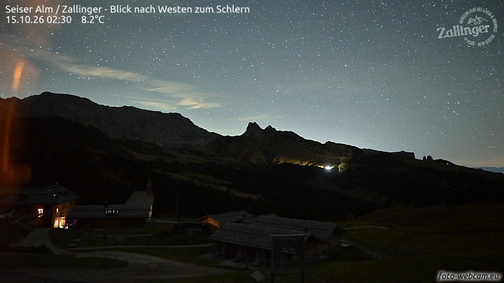 Archiv Foto Webcam Almgasthof Zallinger (Dolomiten)
