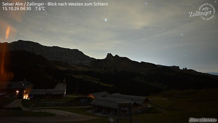 Archiv Foto Webcam Almgasthof Zallinger (Dolomiten)