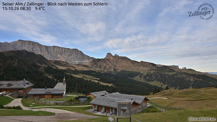 Archiv Foto Webcam Almgasthof Zallinger (Dolomiten)
