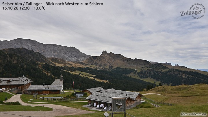 Archiv Foto Webcam Almgasthof Zallinger (Dolomiten)