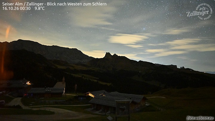 Archiv Foto Webcam Almgasthof Zallinger (Dolomiten)