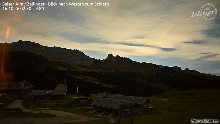 Archiv Foto Webcam Almgasthof Zallinger (Dolomiten)